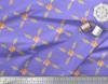Soimoi Purple Japan Crepe Satin Fabric Grandiflora Rose & Camellias Floral Print Fabric by Metre 42 Inch