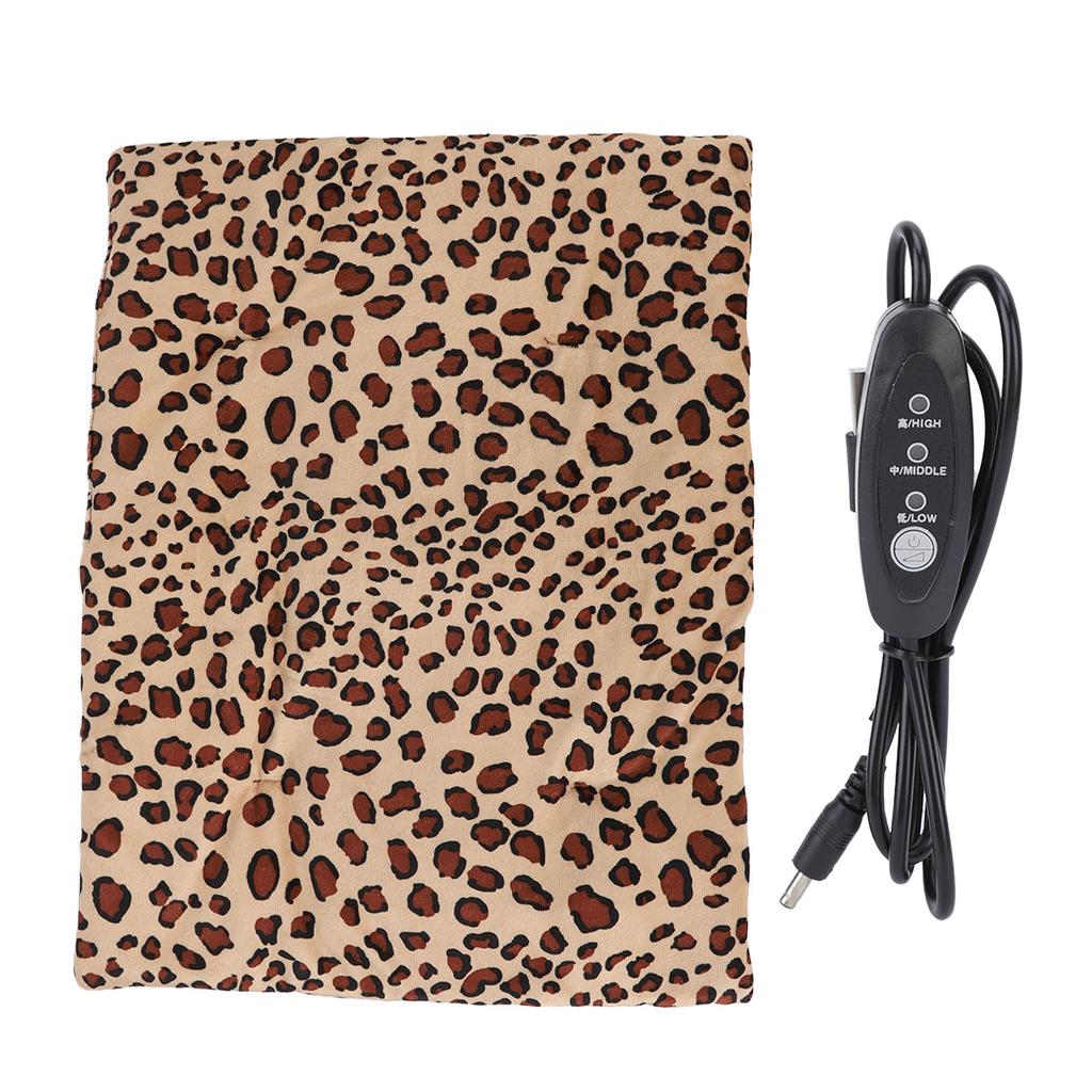 USB Heating Pad Thermal Blanket Washable Foldable 3 Levels Heating Pet Heated Pad for Household Warmth Keeping 37x47cm