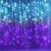 CoziTech Smart Curtain Lights, Color Changing 400 LED Curtain Lights 6.6 * 6.6 FT, RGB DIY String LED Flag Fairy Light for Backdrop Party Indoor