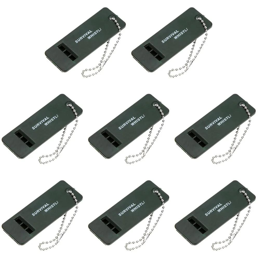 Notfall-Überlebenspfeife Hohe Dezibel Sicherheits-Mehrtonpfeife Rettungssignal Werkzeug für Camping Bergsteigen
