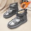 Snow Boots Winter Velvet Thickened Cold-proof Cotton Shoes Outdoor Warm High-top Board Shoes Down Bread Shoes