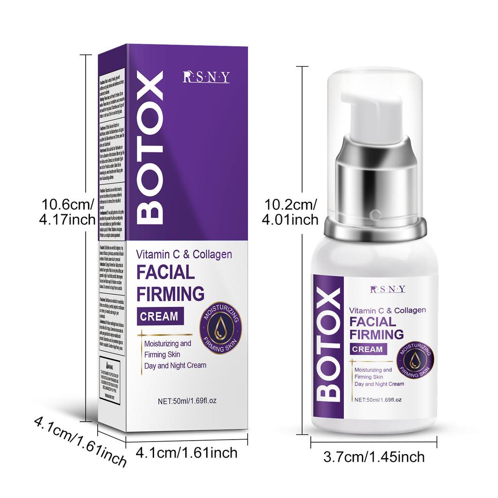 50ml Zpevňující krém Hydratační Vyživující Rozjasňující Omlazující Redukuje Jemné Vrásky Působí Vyživuje Hydratuje Hladká a Jemná