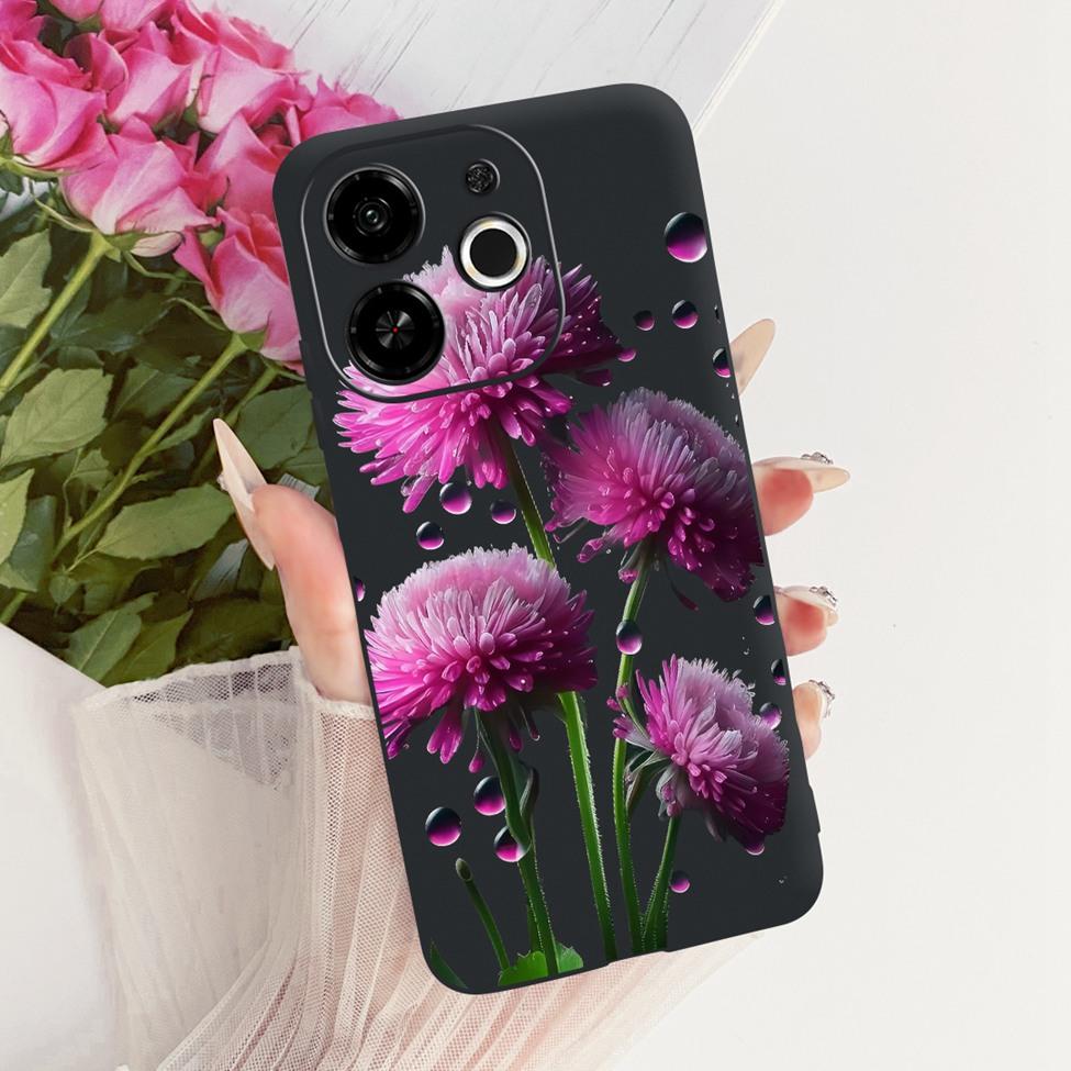 Phone Case For Tecno Pop 9 5G Cover Silicone Cute Cat Fashion Funny Painted Funda For Tecno Pop9 5G KL4 Casing