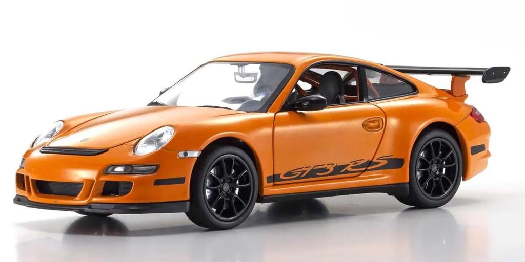 Kyosho WELLY Scale Porsche 911 997 GT3RS Orange Finished Product WE22495OR1 1/24