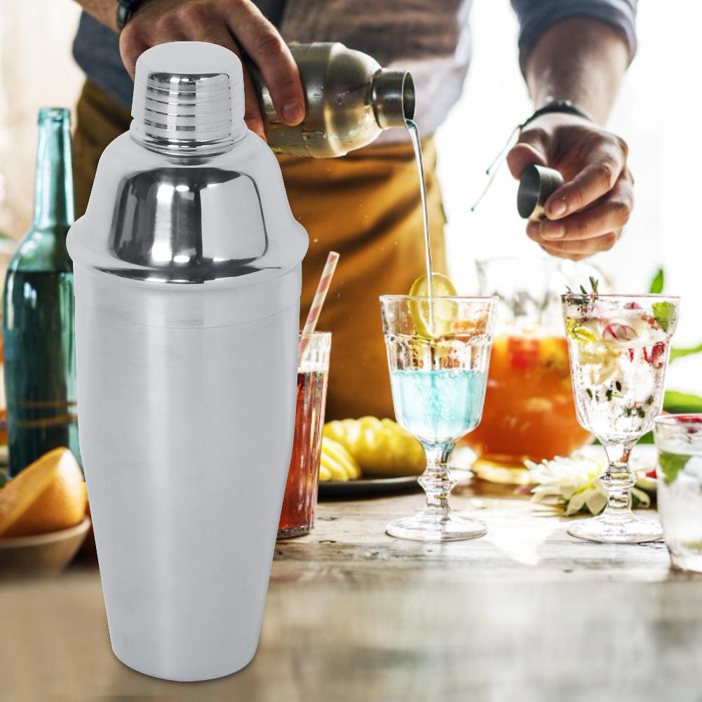 500ml Stainless Steel Cocktail Shaker Wine Drink Mixer Mixing Shaking Tool Bartender Bar Supplies