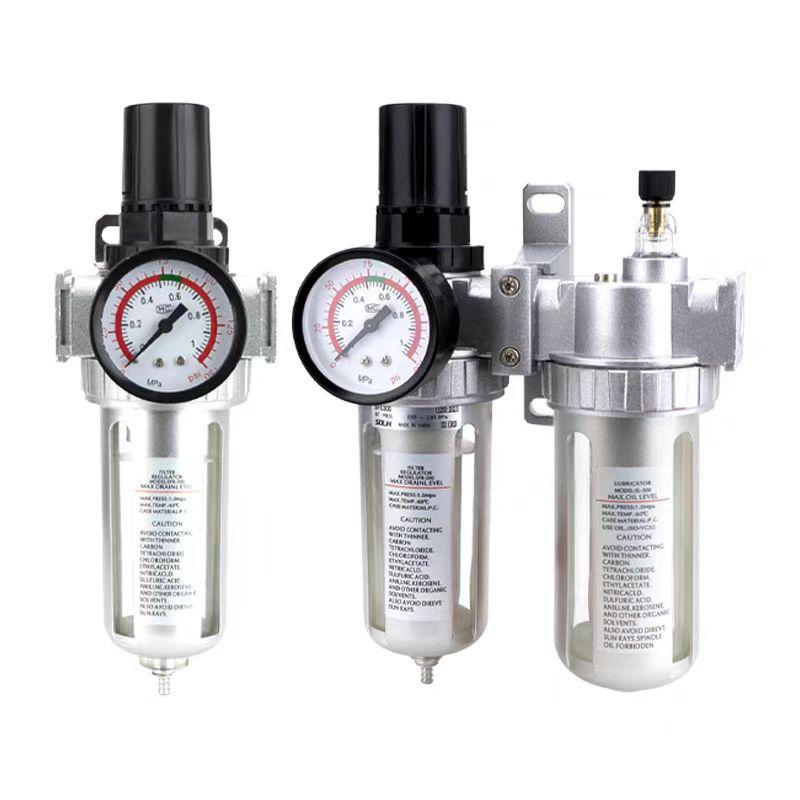 Pneumatic Air Compressor Oil-Water Separator & Pressure Reducing Valve Lubricator SFC/AD Series