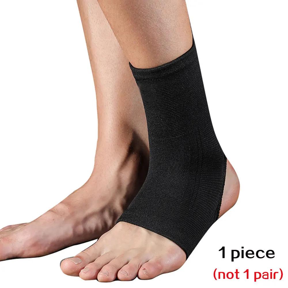 

1PC Open Heel Ankle Compression Sleeve Elastic Light Support Breathable Wrap For Women Men Sports Injury Relief M