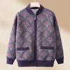 Winter Knitted Sweater Autumn Loose Top Women's Fleece Thickened Autumn and Winter Sweater