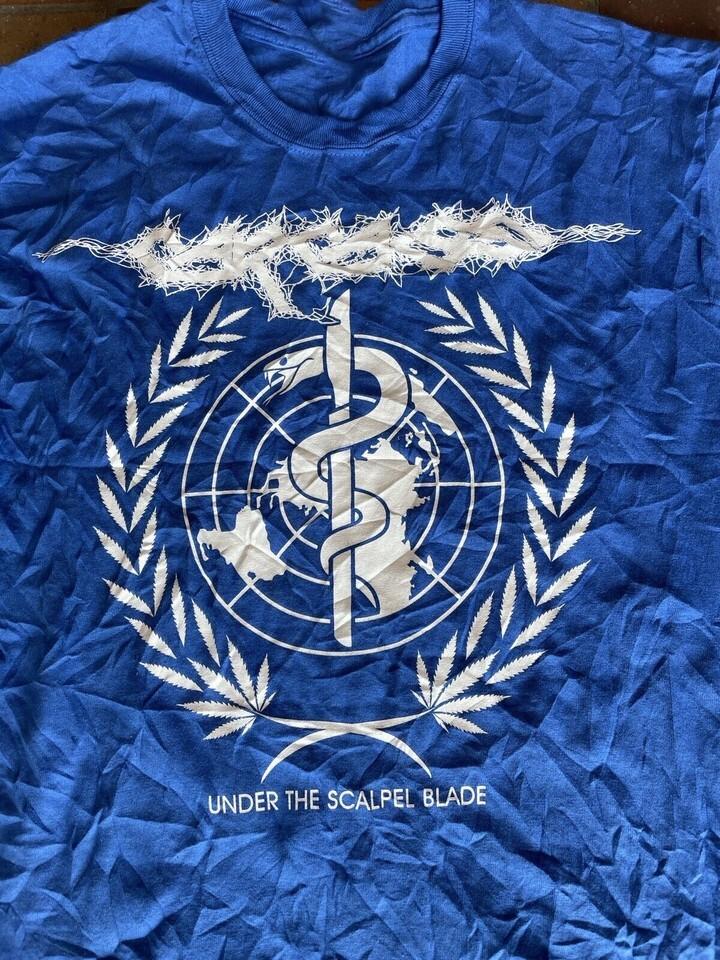 Carcass Band Under the Scalpel Blade Royal Shirt Adult Tee  UU9