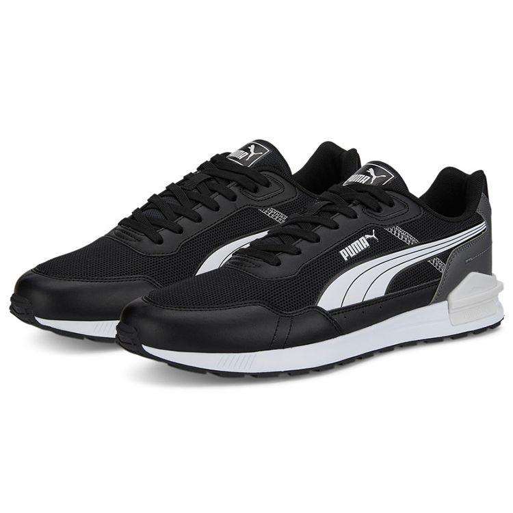 Puma Buty Sportowe Casualowe Graviton Mega Unisex Sneakers Czarne Białe 385873-01