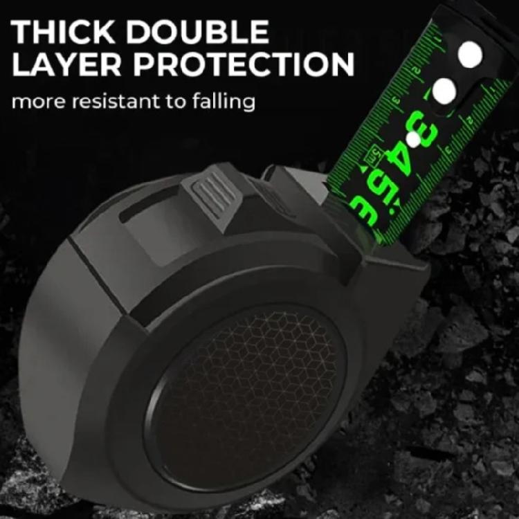 Fluorescent Steel Tape Measure Meter Wear-Resistant Thickened Measurement Ruler