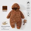 Fleece-lined Baby Romper for Autumn/Winter | 0-1 Year Warm Outing Crawling Suit by Anyang Baby & Children's Wear
