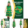 Christmas Tree Cosplay Dress For Women With Polyester Nylon Blend For Holiday Party Costumes