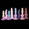 Mixed Color Luminous Alien Harem Anal Plug Collection Adult Sex Toy SM Female Masturbator Dildo