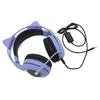 Gaming Hdset 3.5mm Plug Stereo Noise Reduction Cute Cat   Over r Hdphone with Mic for Girls for X BOX PC Phone