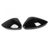 1 Pair Rearview Mirror Cap Gloss Black Exterior Side Wing Mirror Cap for Superb 3V 2015 To 2020