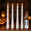 Modern Christmas Decorative Lamps Candle Light 3D Printed Santa Snowman Tree Light with Remote Unique Holiday Interior Lighting Control LED