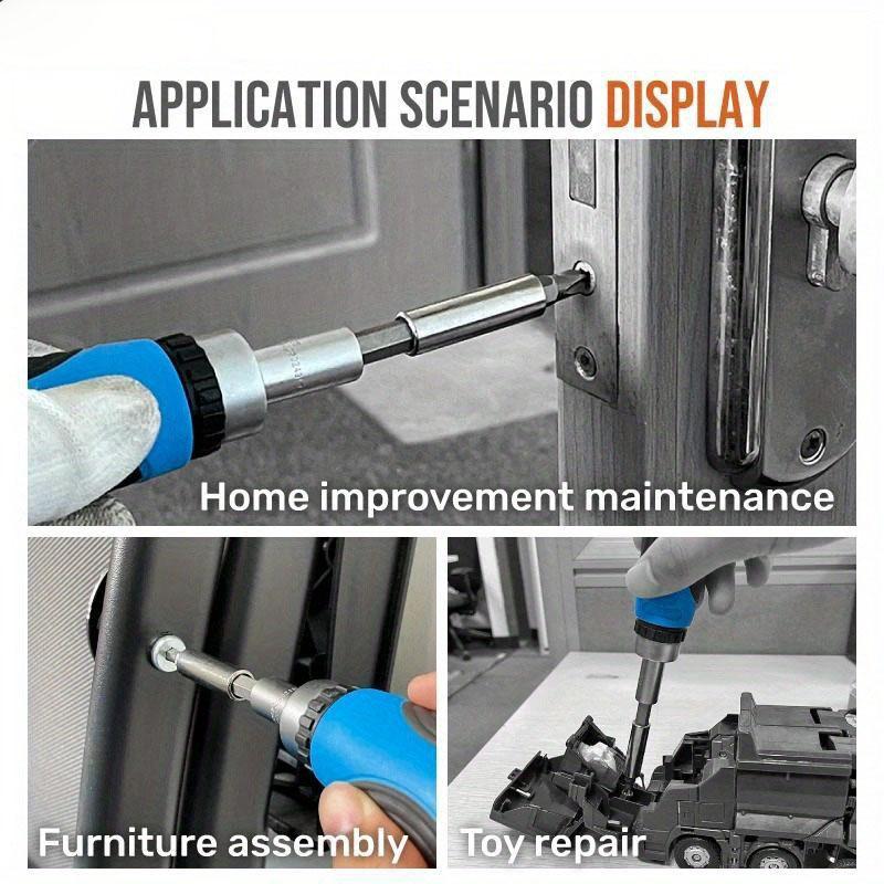 44pcs Multifunctional Ratchet Screwdriver Head Sleeve Set of One-line Cross-plum Domestic Portable Maintenance Tools