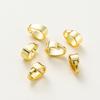 20 Stück/Los 14K 18K Goldfarbe Anhänger Klemmen Melonensamen Charm-Verschlüsse Verbinder Großhandel Für DIY Halskettenherstellung Zubehör