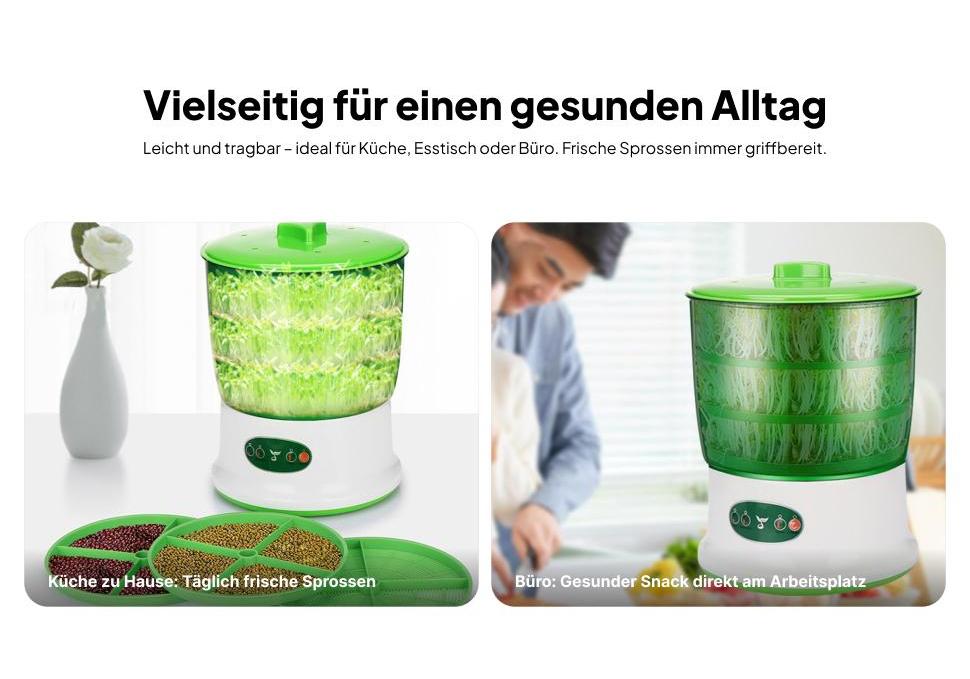 Bean Sprouts Machine Growing Kit for Soybean Mung Red