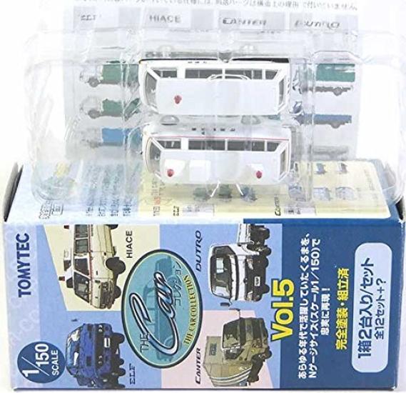 Tommy Tech The Car Collection Toyota Hiace Police Car Ambulance Single Item [2A] 1/150 Vol.5 +