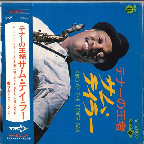 

7inch Record SAM TAYLOR - king of tenors DXW1 DECCA Japan Obi Classical Used