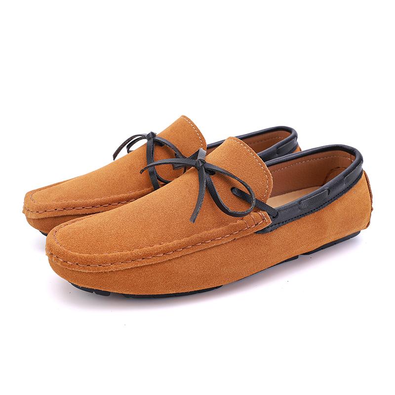 Fashion Luxury Mens Designer Genuine Leather Driving Loafers Moccasin Boat for Men Casual Formal Dress Shoes Footwear Business