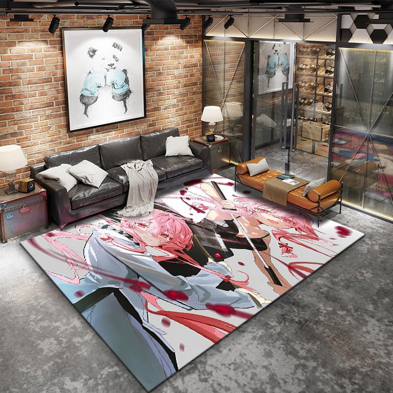 Gasai Yuno Carpet Rug For Living Room Bedroom Home Sofa Decoration Kids Play Nonslip Floor Mat
