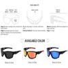 Sports Sunglasses Men UV400 Protection Outdoor Cycling Sunglasses Black Frame Lightweight Comfortable Eyewear MJ8013