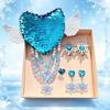 Frozen Elsa Princess Necklace & Jewelry Set for Girls