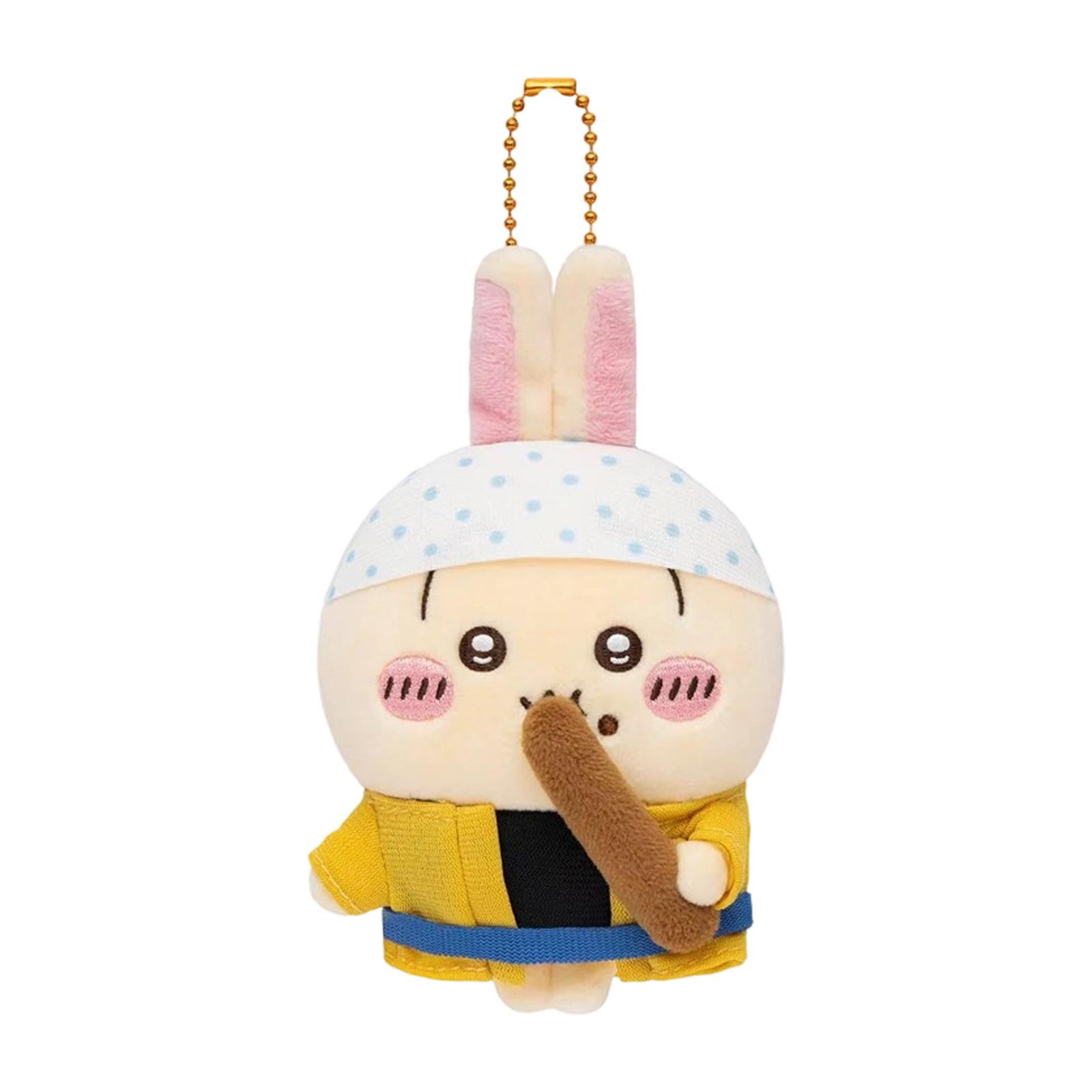 

Soft Plush Character Keychain Accessory with Metal Ball Chain for Bag Decoration and Collectible Display Suitable for Everyday Use and Gifts One Size