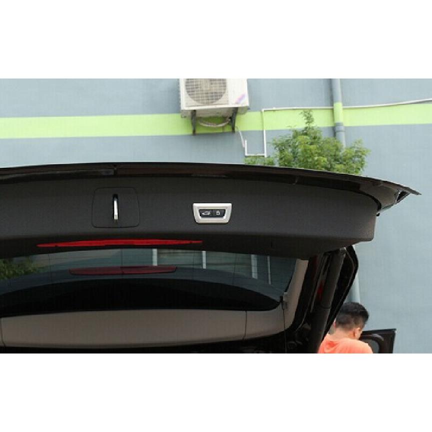For BMW X3 F25 X4 F26 2011-2017 ABS Silver Electric Back Door Button Frame Trim