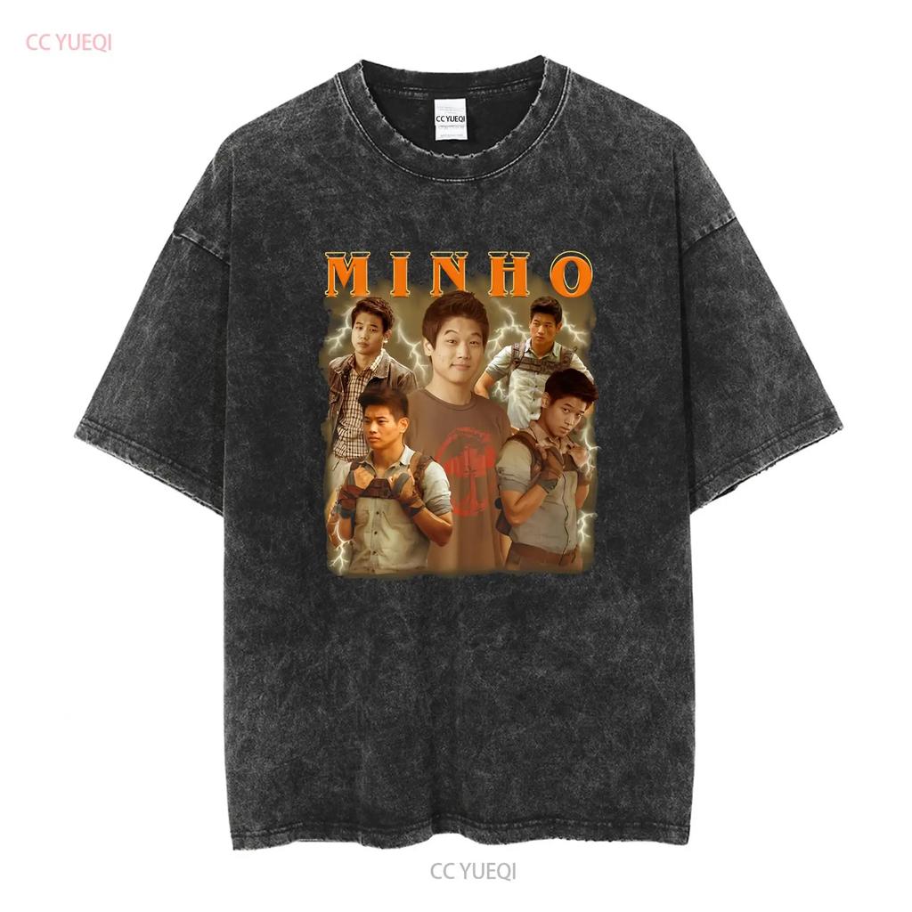 Minho The Maze Runner Vintage Bootleg T Shirt Ki Hong Lee Funny Fan Gift Vintage Washed Soft Homme Stylish