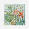 Silk Scarf Women Green Trees Print Square Scarves Wraps Bandana Small Hijab Foulards Lady Tie Headband Neckerchief