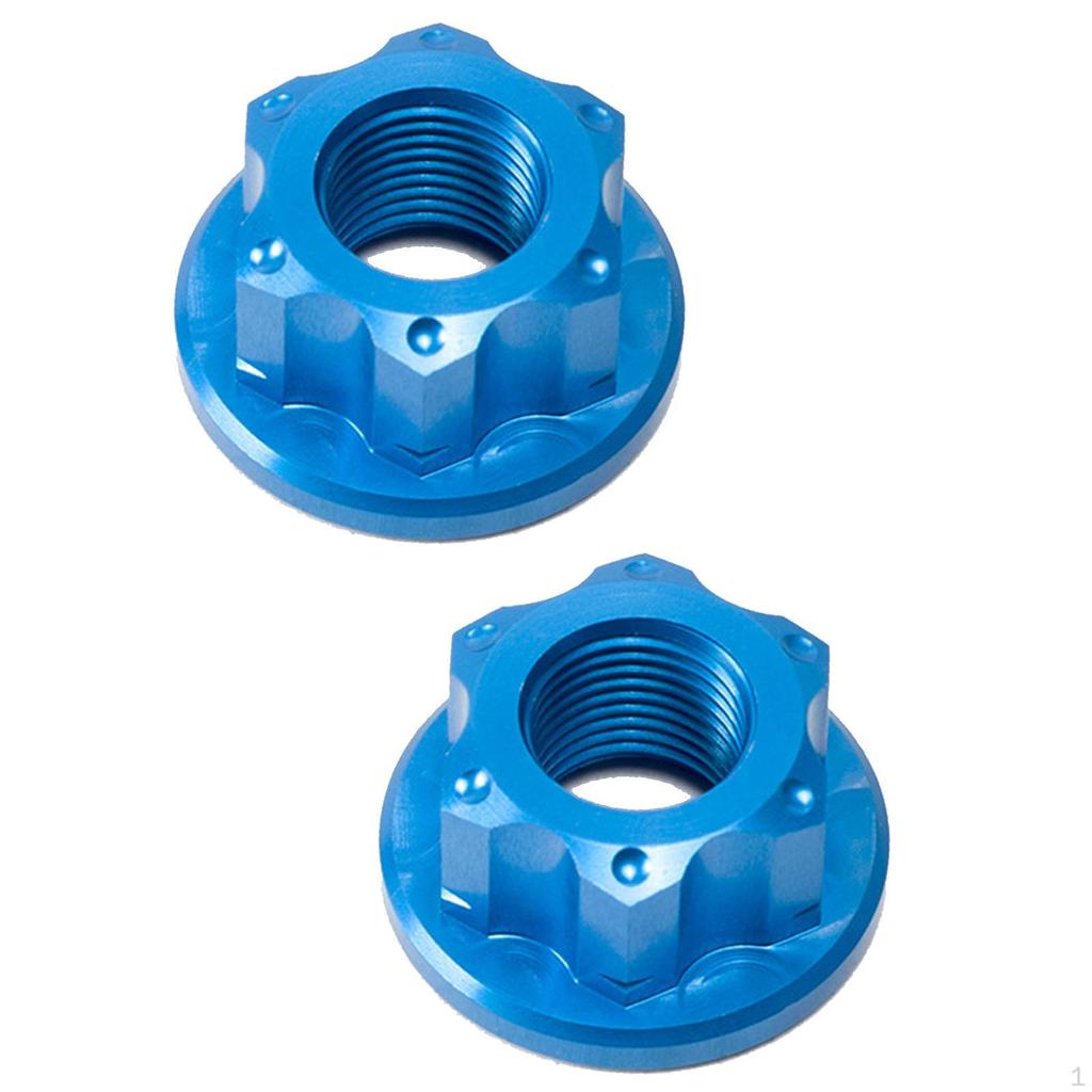2 Pieces Bike Wheel Hub Axle Nuts Bicycle Rear M10 Nut, Rope Nut