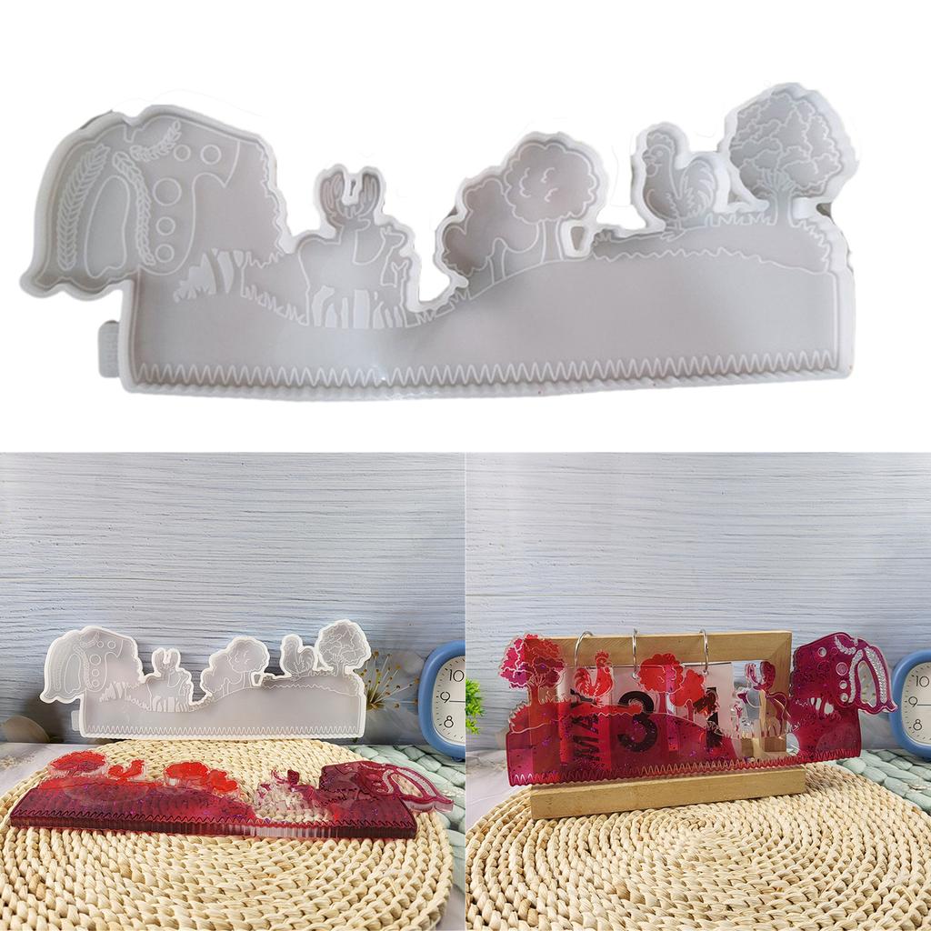 Silikonform Älghuvud Väggkonstform Kristall Epoxiharts Hantverksformar Väggupphängningsformar för Hemdekorationer