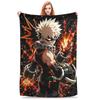 1PC Home Katsuki Bakugo Blanket Throw Blanket  Novelty Warm Blanket All Season Gift