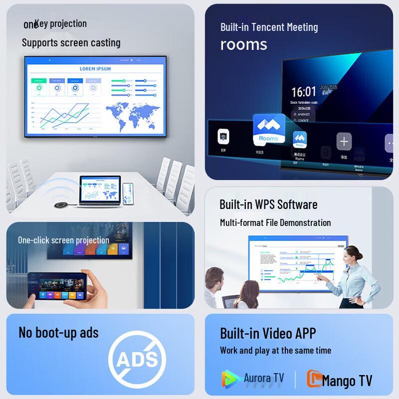 Skyworth 100-inch 4K Ultra-Thin Smart Conference Display (CN Version)
