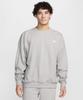 Club Fleece Oversized French Terry Crew M - Dark Grey Heather:Light Smoke Grey:White / Hj1820-063