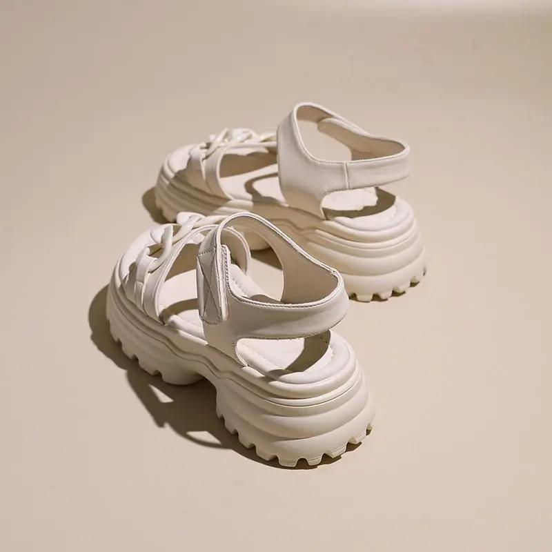 Fashion Summer 2025 Comfortable Platform Open Toe Sandals for Women Asian Size Sales The Best Vip Trending Daily Luxury Woman Shoes Sale