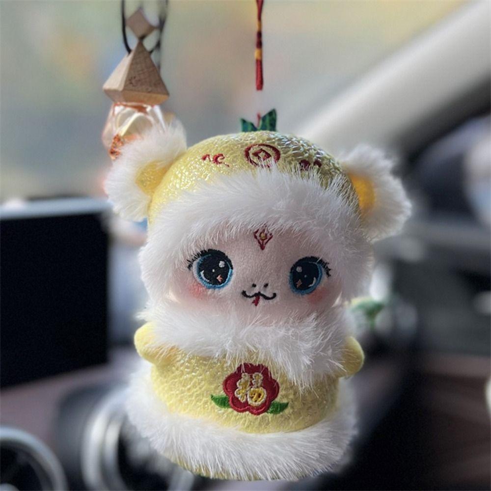 Chinese Style Snake Year Plush Toys Creative Cartoon Animal Pendant New Year Snake Doll Gifts
