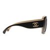 Chanel Logo Square Sunglasses Unisex sunglasses Black 6059-C534/43
