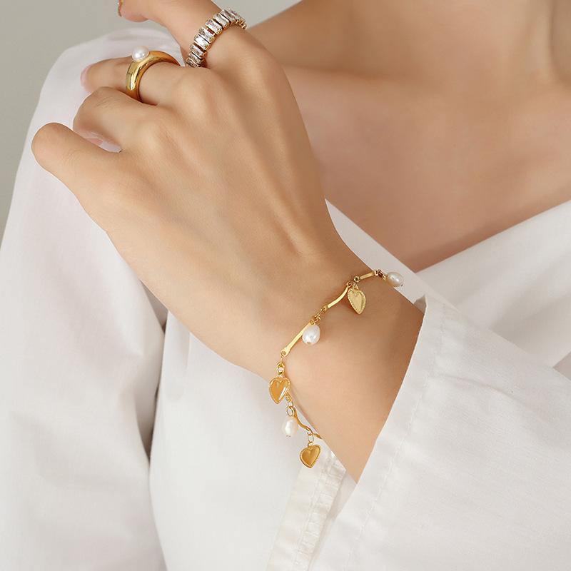 

Французское барочное натуральное пресноводное жемчужное ожерелье с кисточками, геометрическое ожерелье, универсальный трендовый легкий роскошный браслет, комплект ювелирных изделий