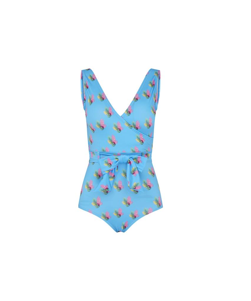Soltipeullawo Polyp Ribbon Monokini Blue