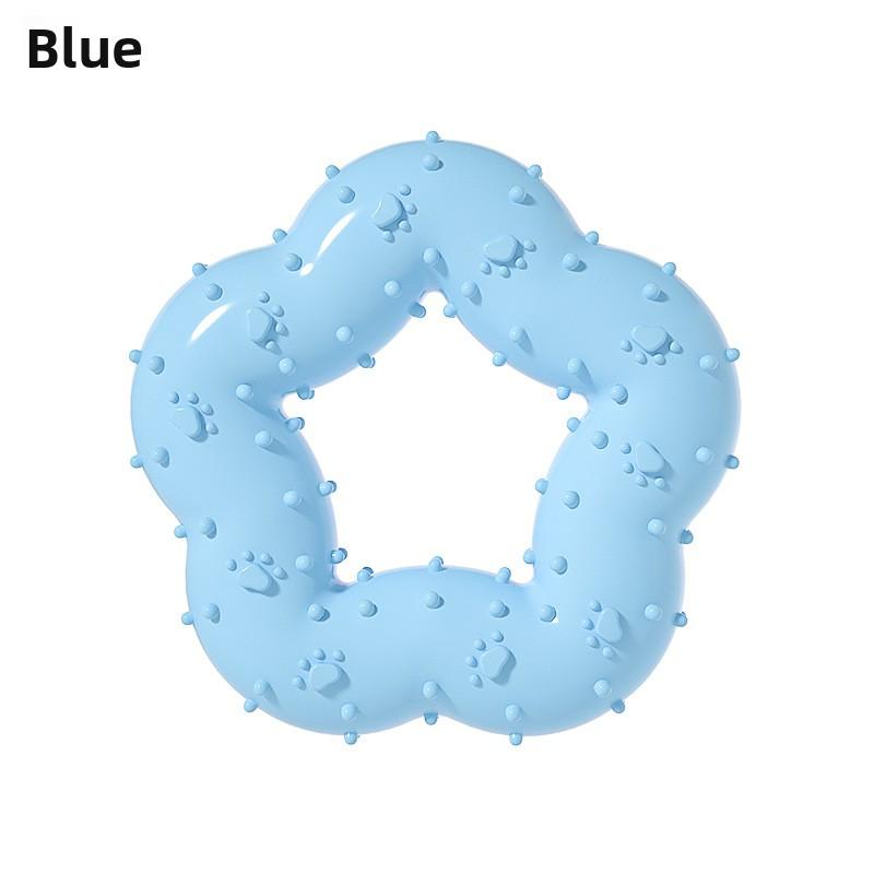 

Игрушки для питомцев, Грызение зубов, Игрушки для собак в форме цветка, Саморазвлекающие и скучные игрушки для собак, Прорезыватели синий