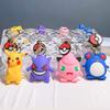 Entzückender Pikachu Silikon-Schlüsselanhänger Niedliches Kreatives Pokémon Charakter Hängeaccessoire