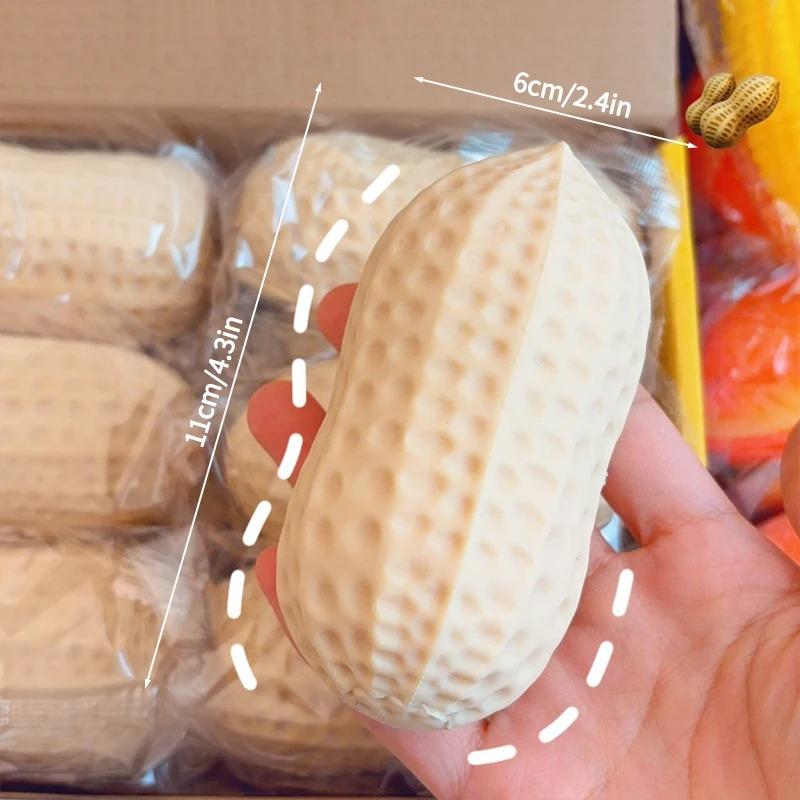 Simulated Peanut Squishy Toy, Soft Slow Rebound Pinch Toy, Butter Chocolate Scented Fidget Toy For Stress Relief