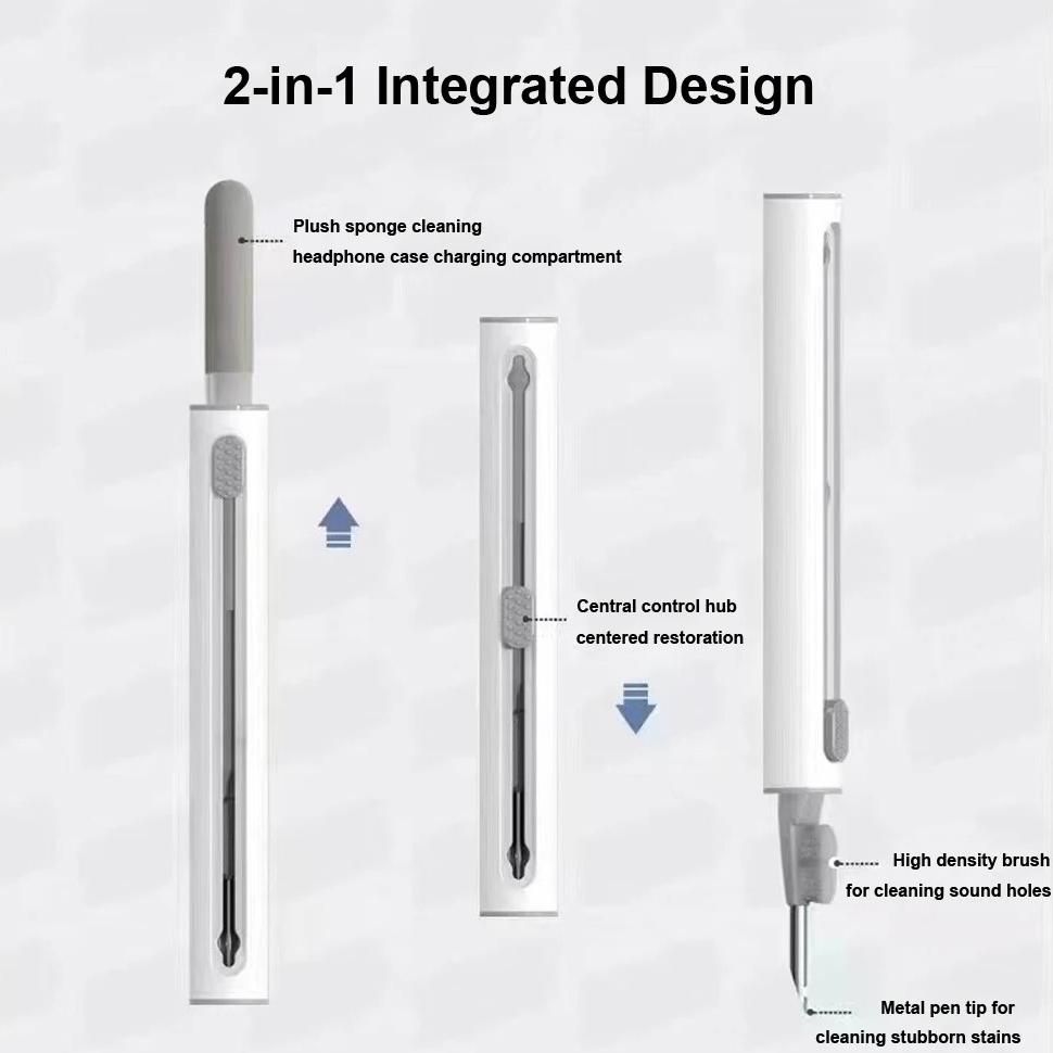 Cleaner Kit Earphones Cleaning Pen for Airpods Pro 2 3 4 Brush Headsets Cleaners Earbuds Cleaning Tools for Galaxy Buds 3 Xiaomi