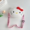 Cat Head Silicone Handbag: 2025 New Cartoon Phone Card Crossbody Bag & Children's Coin Purse