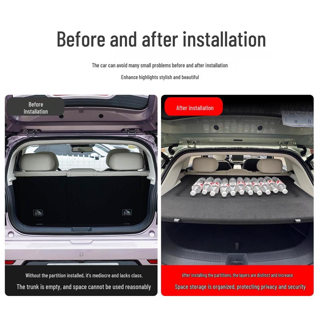 Jihu T1 Trunk Sunshade & Storage Load-bearing Partition Accessory